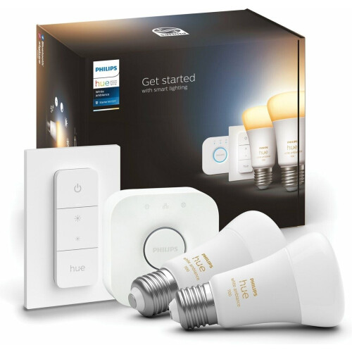 Philips Hue White Ambiance A60 E27 1100 Lumen - Starter Kit - 2 lampen Tweedehands