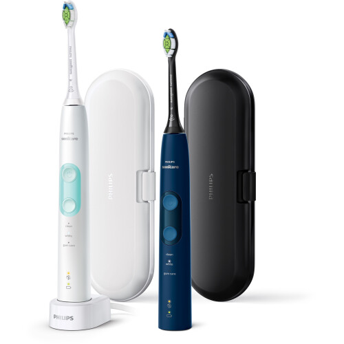 Philips HX6851/34 - Sonicare 5100 - 3 poetsstanden - W2 Optimal White opzetborstel