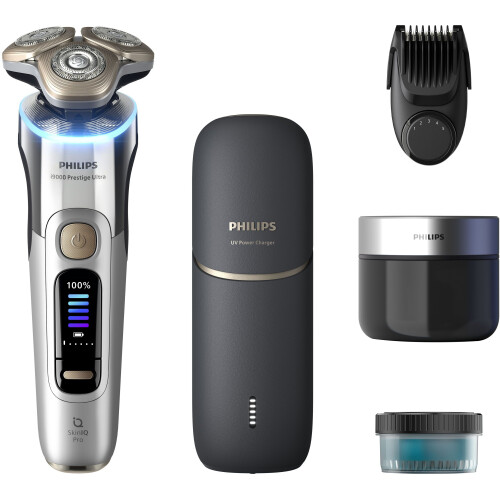 Philips i9000 Prestige Ultra XP9404/46 - Elektrisch scheerapparaat - SkinIQ Pro Wet&Dry - Zwart Tweedehands