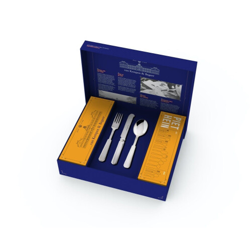 Piet Hein Cassette Bestekset - 6-persoons - 40-delig - zilverkleurig edelstaal (2019)