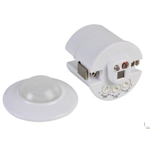 PIR40 Bewegingsdetector - Inbouw - 360° detectiehoek - Wit