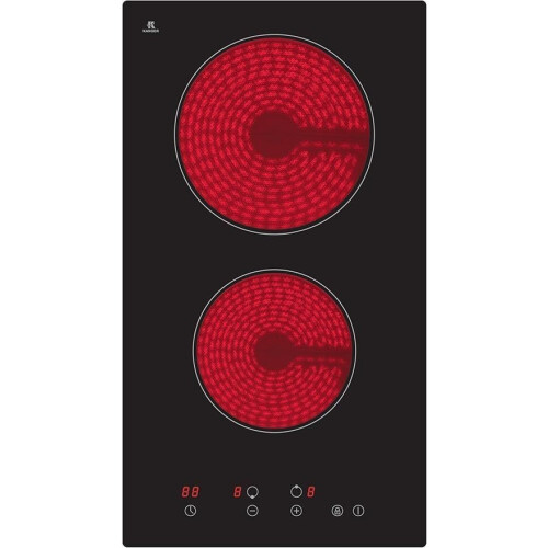 PKM Autark Black EB-GK-2TCG - Dubbele keramische kookplaat - 2900 W - zwart Tweedehands