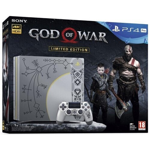 PlayStation 4 Pro 1000GB - Grijs - Limited edition God of War + God of War Tweedehands