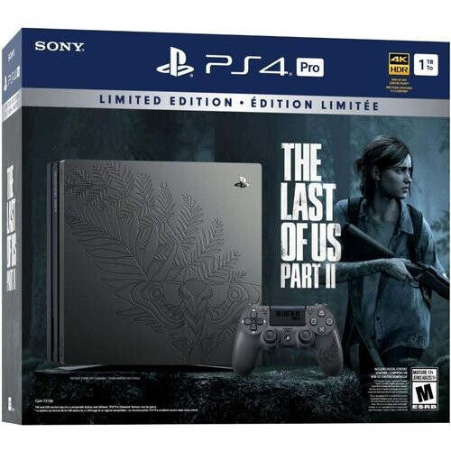 PlayStation 4 Pro 1000GB - Grijs - Limited edition The Last of Us Part II + The Last of Us Part II Tweedehands
