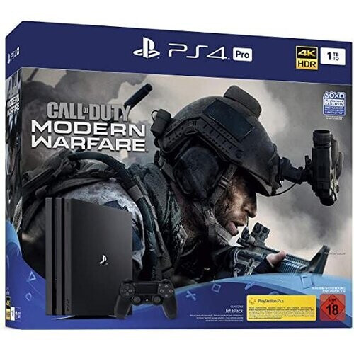 PlayStation 4 Pro 1000GB - Zwart + Call of Duty: Modern Warfare Tweedehands