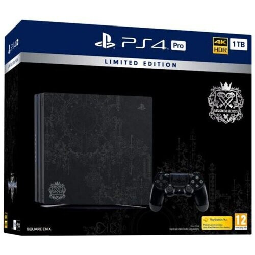 PlayStation 4 Pro 1000GB - Zwart - Limited edition SONY PS4 Pro Kingdom Hearts 3 + Kingdom Hearts 3 Tweedehands