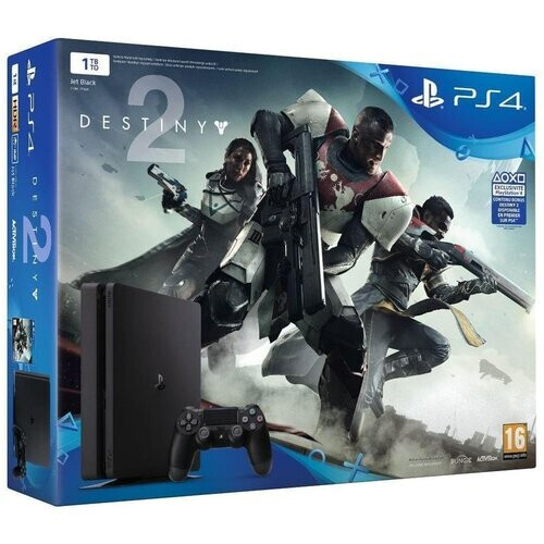 PlayStation 4 Slim 1000GB - Zwart + Destiny 2 Tweedehands