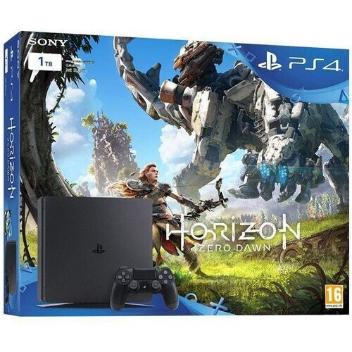 PlayStation 4 Slim 1000GB - Zwart + Horizon Zero Dawn Tweedehands