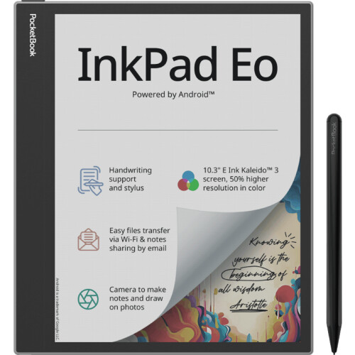 PocketBook InkPad Eo e-book reader - Touchscreen, 64 GB, Wifi - Grijs