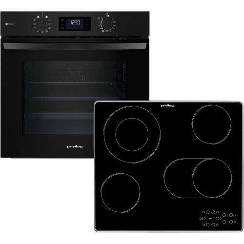 Privileg Pba2s85hu1k - Inbouw Oven - 71l - Turn&go Steam - Energieklasse A+ | Nieuw (outlet)