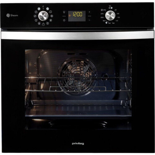 Privileg PBWK3 JH8S BLG - Inbouwoven - Stoomfunctie A+ - Zwart Tweedehands