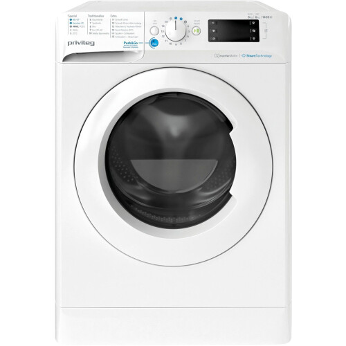 Privileg PWWTV X 86140 C - Was-Droogcombinatie - 8 kg wassen 6 kg drogen - Wit