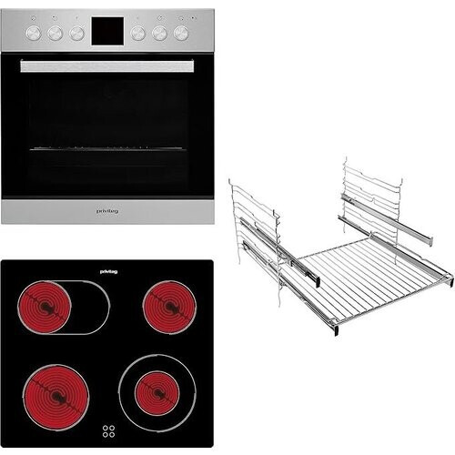 Privileg Set Pv520in Inbouw Ovenset – 65 Liter Oven Energieklasse A 4-zone Keramische Kookplaat | Nieuw (outlet) Tweedehands