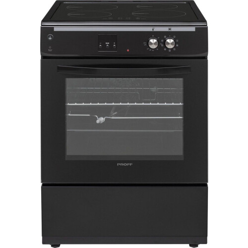 Proff Inductie Fornuis - Vrijstaand 60 cm - Boosterfunctie - Heteluchtoven - Zwart Tweedehands