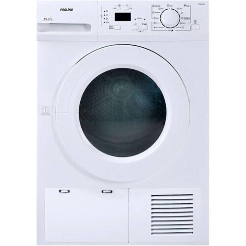 Proline Procd8 - Condensdroger - 8 Kg - Startuitstel & Resttijdindicatie - 66 Db - Energieklasse B (oud) | Tweedehands (Refurbished)