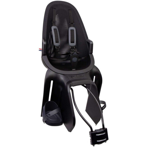 Qibbel Air - Fietsstoeltje Achter - Framebevestiging - Midnight Black