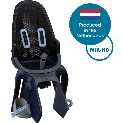 Qibbel Air - Fietsstoeltje Achter - MIK-HD bevestiging - Ocean Blue Tweedehands