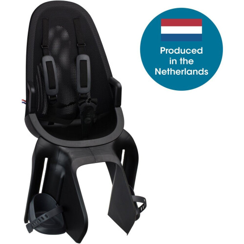 Qibbel Air - Fietsstoeltje Achter - Quick Connect - Midnight Black