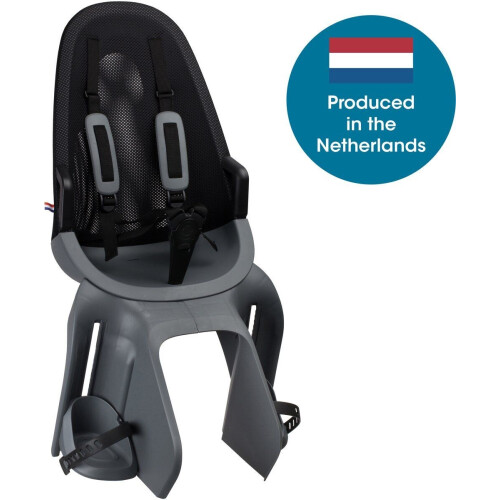 Qibbel Air - Fietsstoeltje Achter - Quick Connect - Sparkling silver
