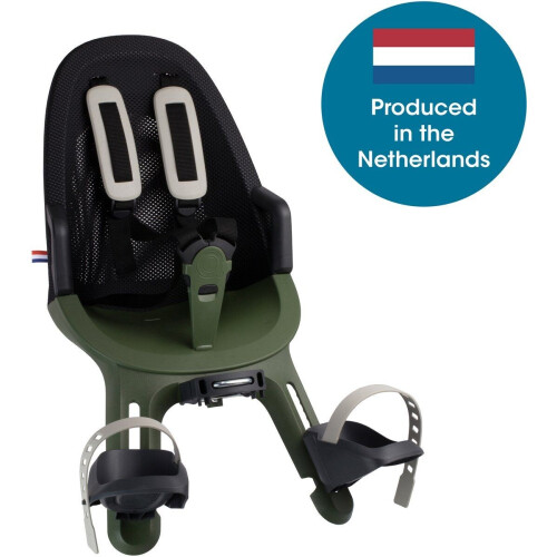 Qibbel Air - Fietsstoeltje - Stuurpenbevestiging - Magic green