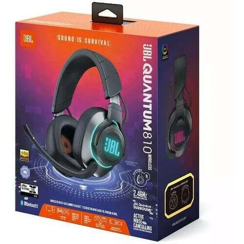 Quantum 810 geluidsdemper gaming Hoofdtelefoon - wireless microfoon Zwart Tweedehands