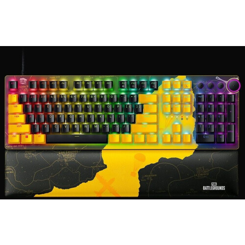 Razer Huntsman V2 - Gaming Toetsenbord - Razer Linear Optical Switches Gen-2 - PUBG: Battlegrounds Edition Tweedehands