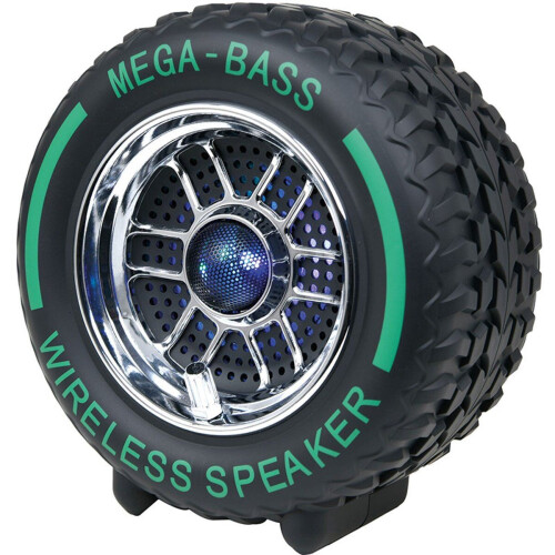 RED5 Wireless Tyre Speaker - Draadloze Speaker - Krachtig Geluid - Zwart