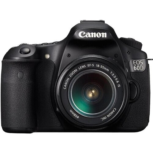Spiegelreflexcamera EOS 60D - Zwart + Canon Zoom Lens EF-S 18-55mm f/3.5-5.6 IS f/3.5-5.6 Tweedehands