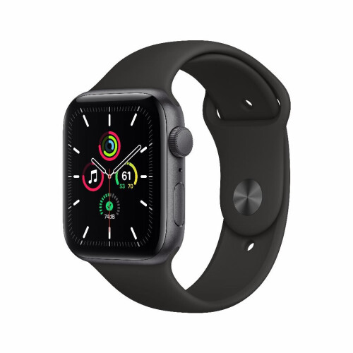 Refurbished Apple Watch SE 2020 GPS 44 mm Space Gray Gebruikt Tweedehands