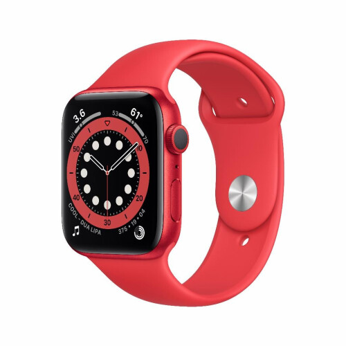 Refurbished Apple Watch Series 6 44mm Rood Als nieuw Tweedehands