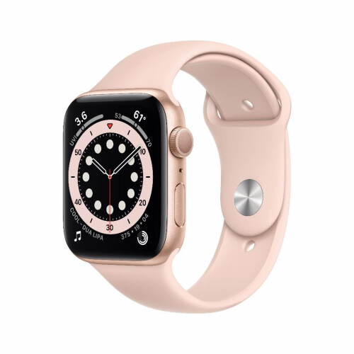 Refurbished Apple Watch Series 6 44mm Rosegoud Als nieuw
