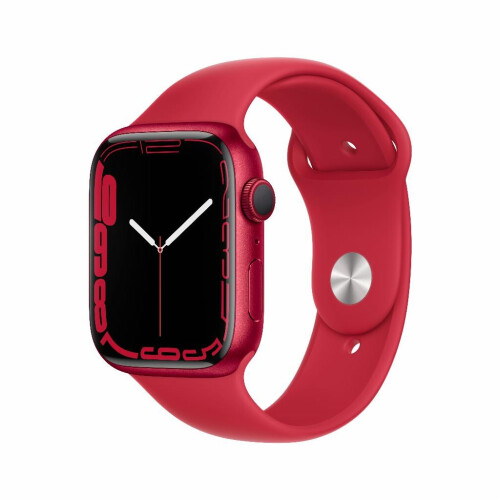 Refurbished Apple Watch Series 7 45mm Rood Gebruikt Tweedehands