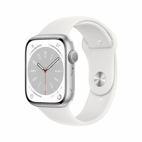 Refurbished Apple Watch Series 8 GPS 41 mm Zilver Als nieuw
