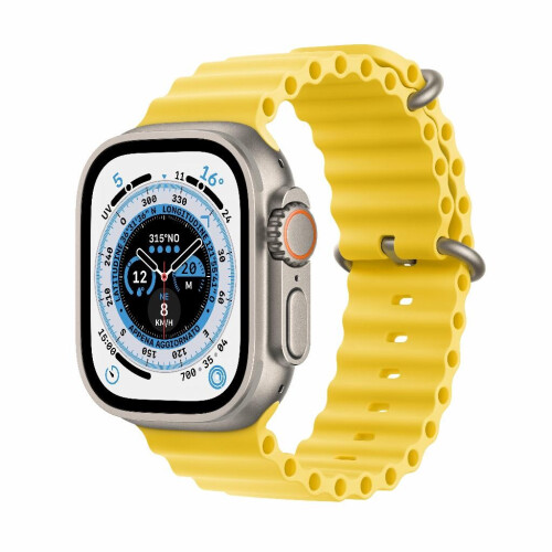 Refurbished Apple Watch Ultra 1 49 mm Ocean Geel Als nieuw