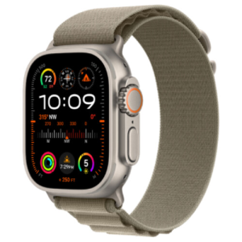 Refurbished Apple Watch Ultra 2 49mm Alpineband Groen Als nieuw