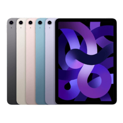 Refurbished iPad Air 5 64 GB 5G Space Gray Als nieuw Tweedehands
