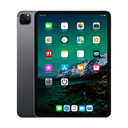 Refurbished iPad Pro 11 inch 2020 256 GB 4G Space Gray Licht gebruikt