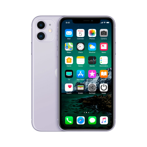 Refurbished iPhone 11 256 GB Paars Als nieuw + Nieuwe batterij