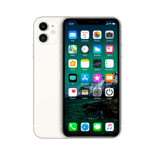 Refurbished iPhone 11 256 GB Wit Als nieuw Tweedehands