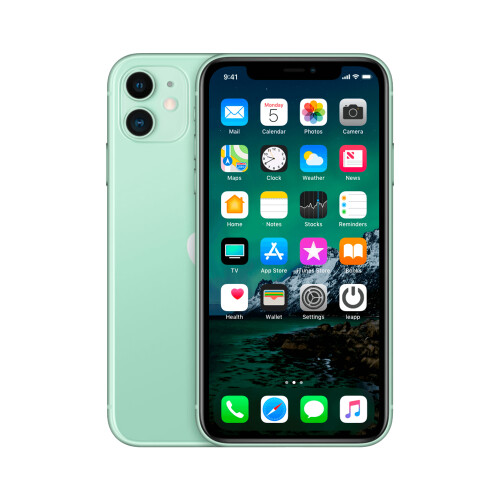Refurbished iPhone 11 64 GB Groen Licht gebruikt