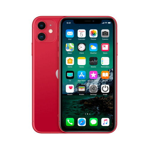 Refurbished iPhone 11 64 GB Rood Als nieuw