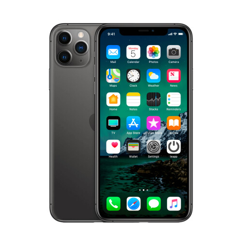 Refurbished iPhone 11 Pro Max 64 GB Space Gray Licht gebruikt Tweedehands