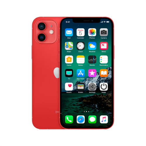 Refurbished iPhone 12 128 GB Rood Licht gebruikt Tweedehands