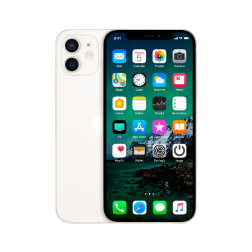 Refurbished iPhone 12 128 GB Wit Licht gebruikt Tweedehands