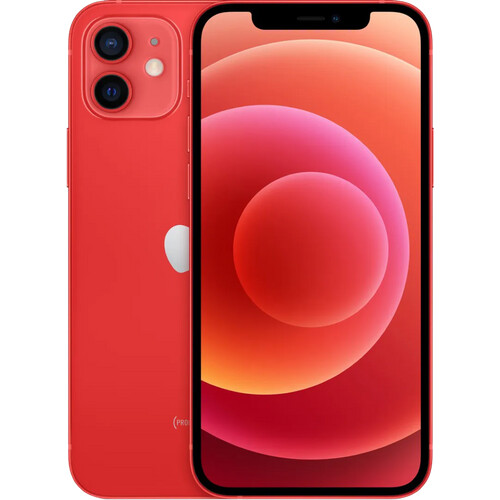 Refurbished iPhone 12 64GB Rood (Licht gebruikt) Tweedehands