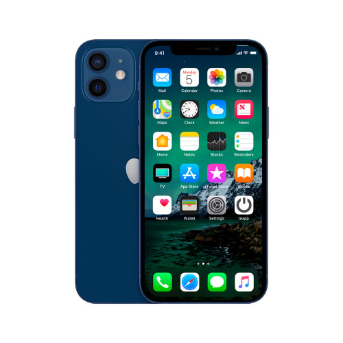 Refurbished iPhone 12 Mini 64 GB Blauw Licht gebruikt Tweedehands