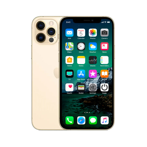 Refurbished iPhone 12 Pro Max 128 GB Goud Licht gebruikt Tweedehands