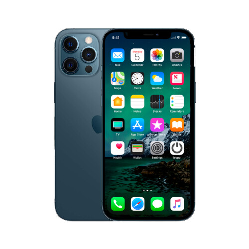 Refurbished iPhone 12 Pro Max 256 GB Blauw Licht gebruikt