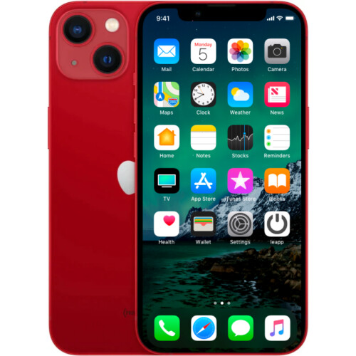 Refurbished iPhone 13 128 GB Rood Zichtbaar gebruikt Tweedehands