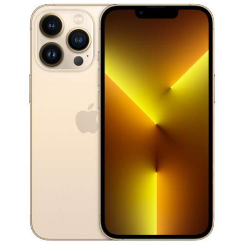 Refurbished iPhone 13 Pro 128 GB Goud Als nieuw + Nieuwe batterij Tweedehands